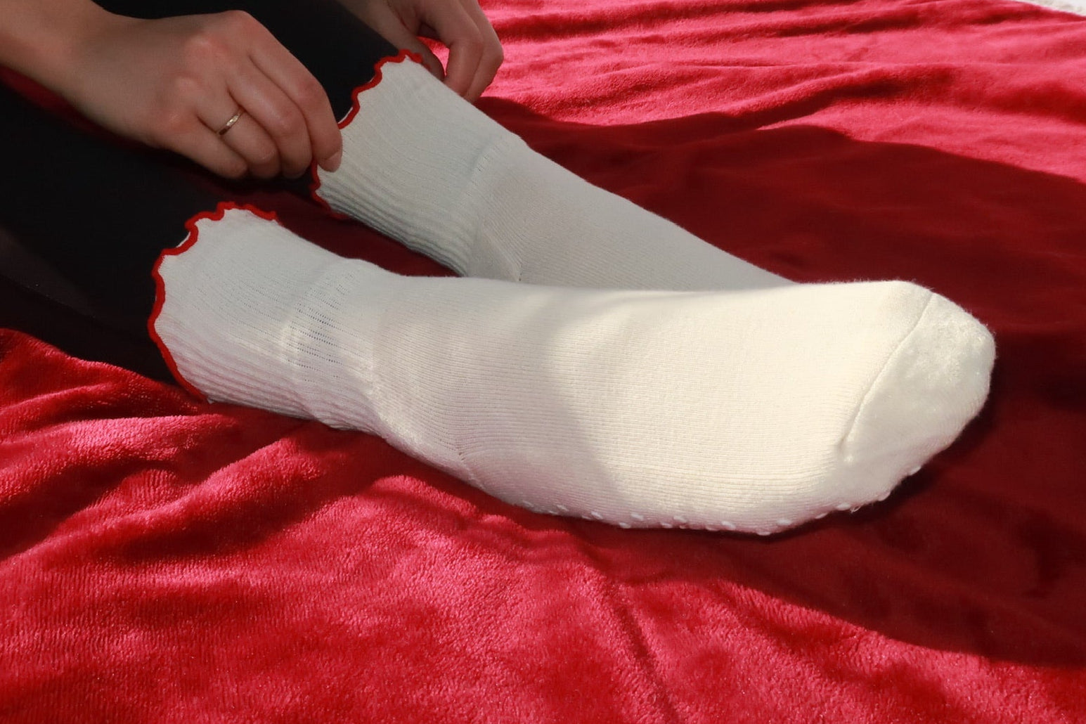 The Cherries & Creme Sock